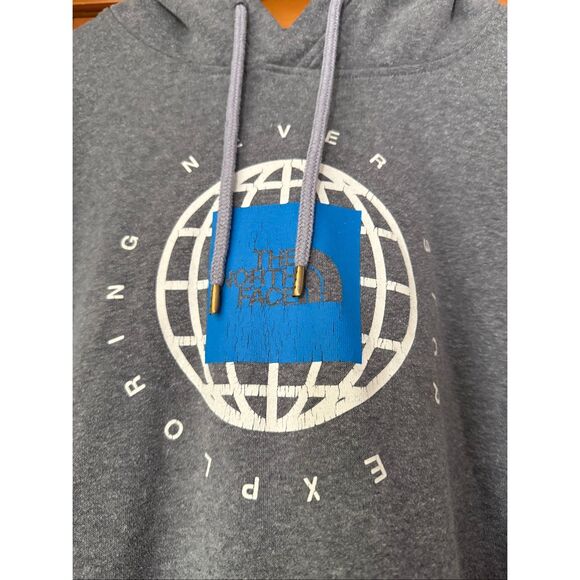 “The North Face ‘Never Stop Exploring’ Gray Hoodie (XXL)” - Picture 4 of 11